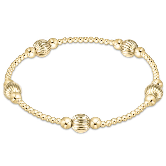 E Newton: Purpose Dignity Gold 6mm Bracelet