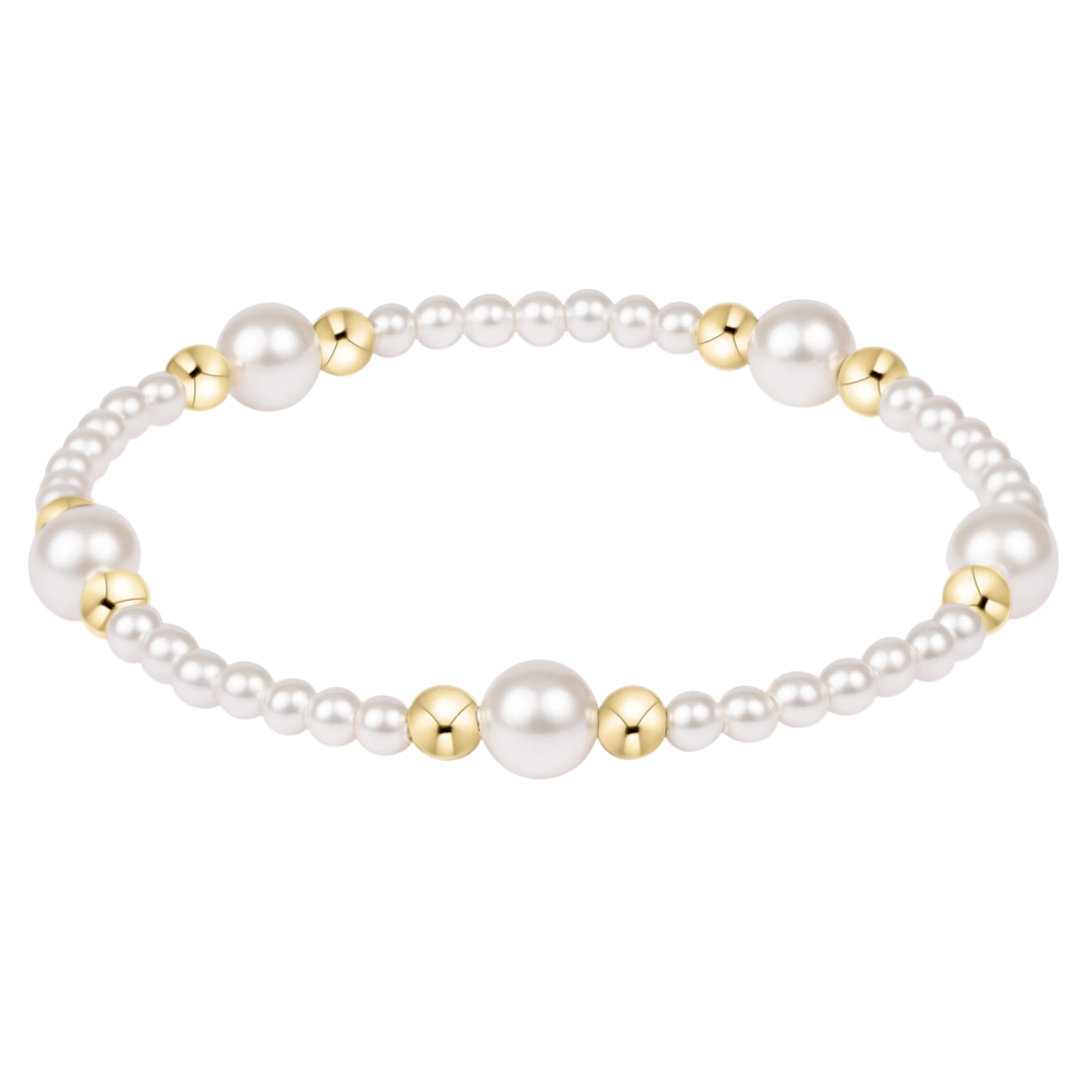 E Newton: Purpose Pearl 6mm Pearl Bracelet