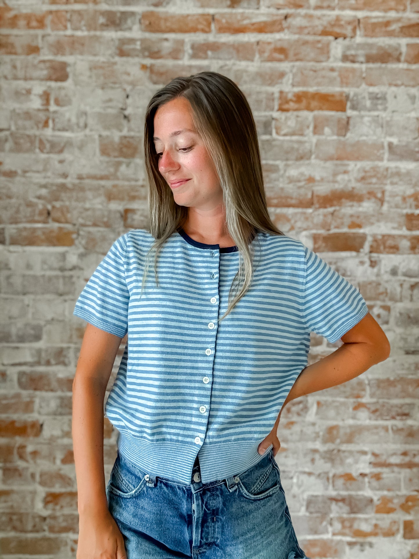 Faye Cardigan : Blue Navy