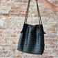 Tybee Woven Bag : Black