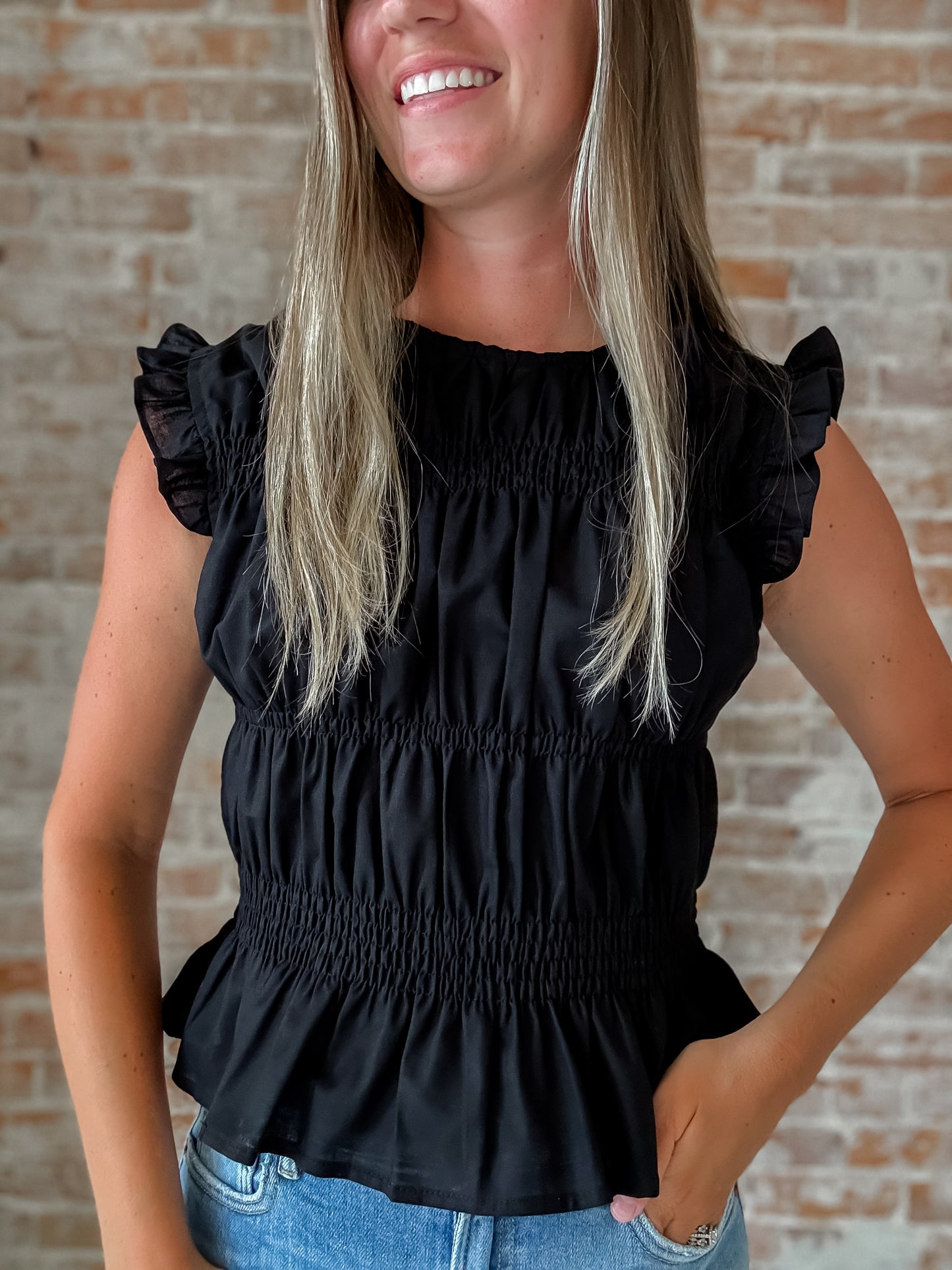 Eugenie Top In Black