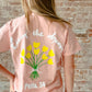 Living The Dream Tee: Peachy