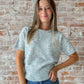 Sabrin Sweater Tee in Heather Grey