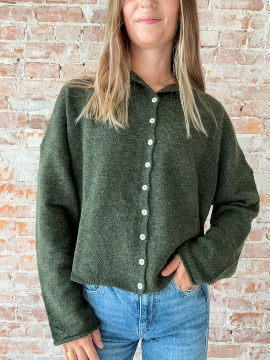 Piper Cardigan : Hunter