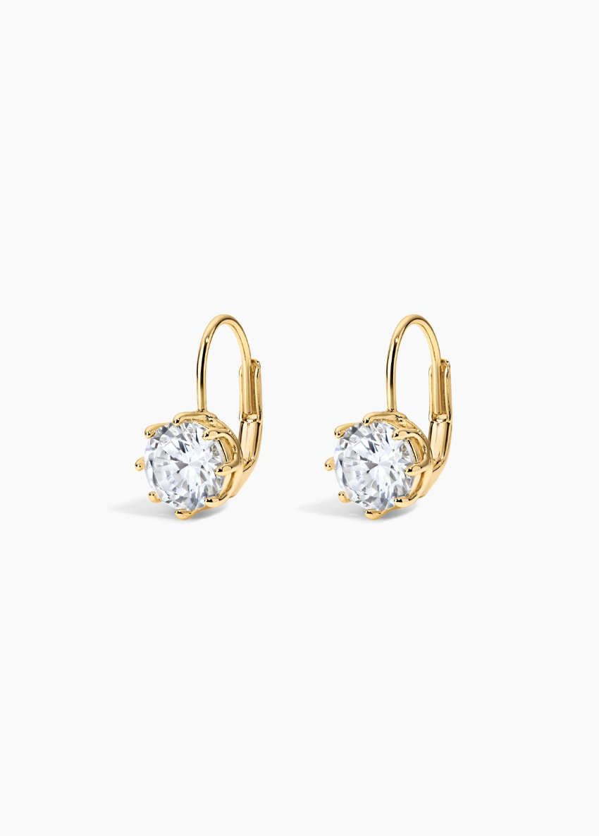 Electric Picks: Bentley Earrings in Gold