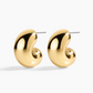 Electric Picks: Cloud Earrings in Gold