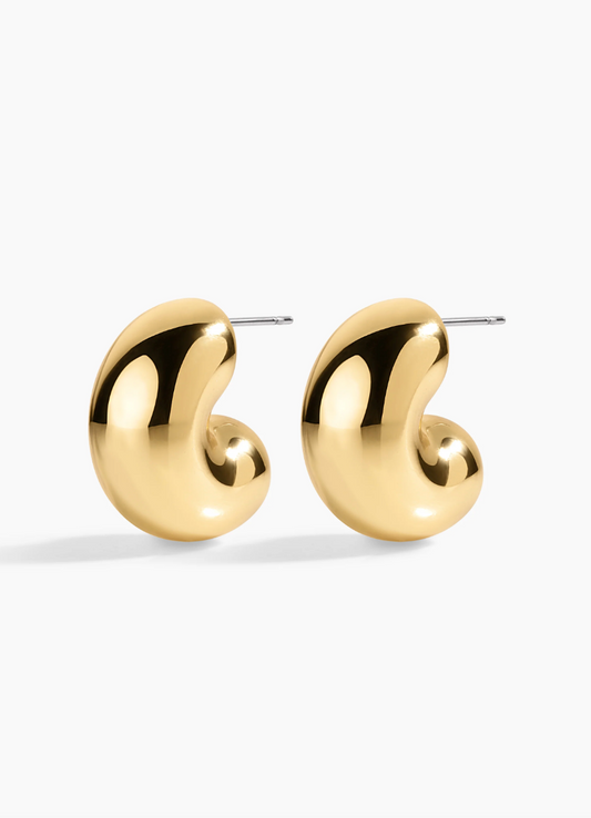 Electric Picks: Cloud Earrings in Gold