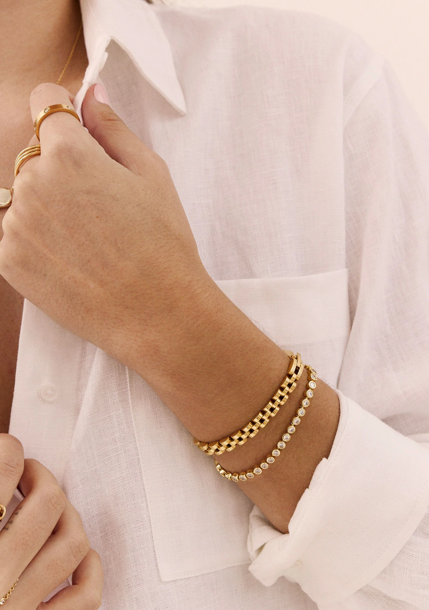 Electric Picks: Mini Bennett Bracelet in Gold
