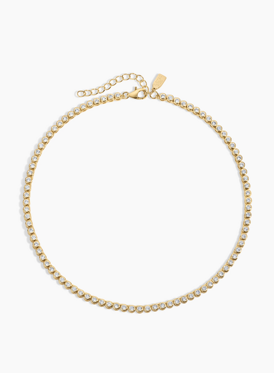 Electric Picks: Mini Jewel Necklace in Gold