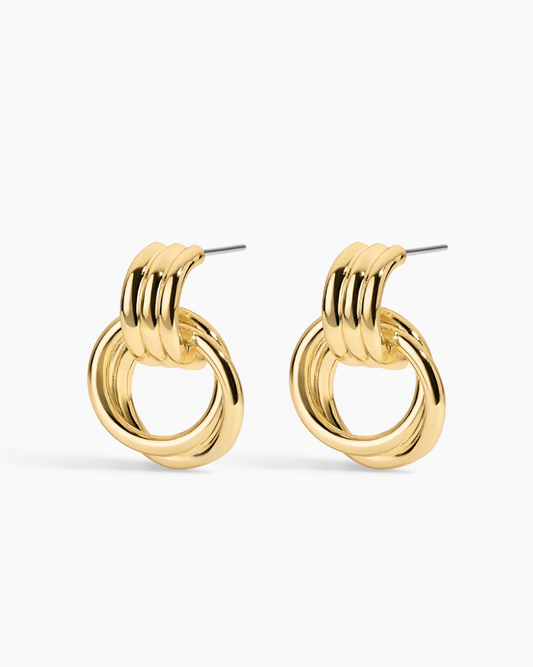 Electric Picks: Mini Knocker Earring in Gold