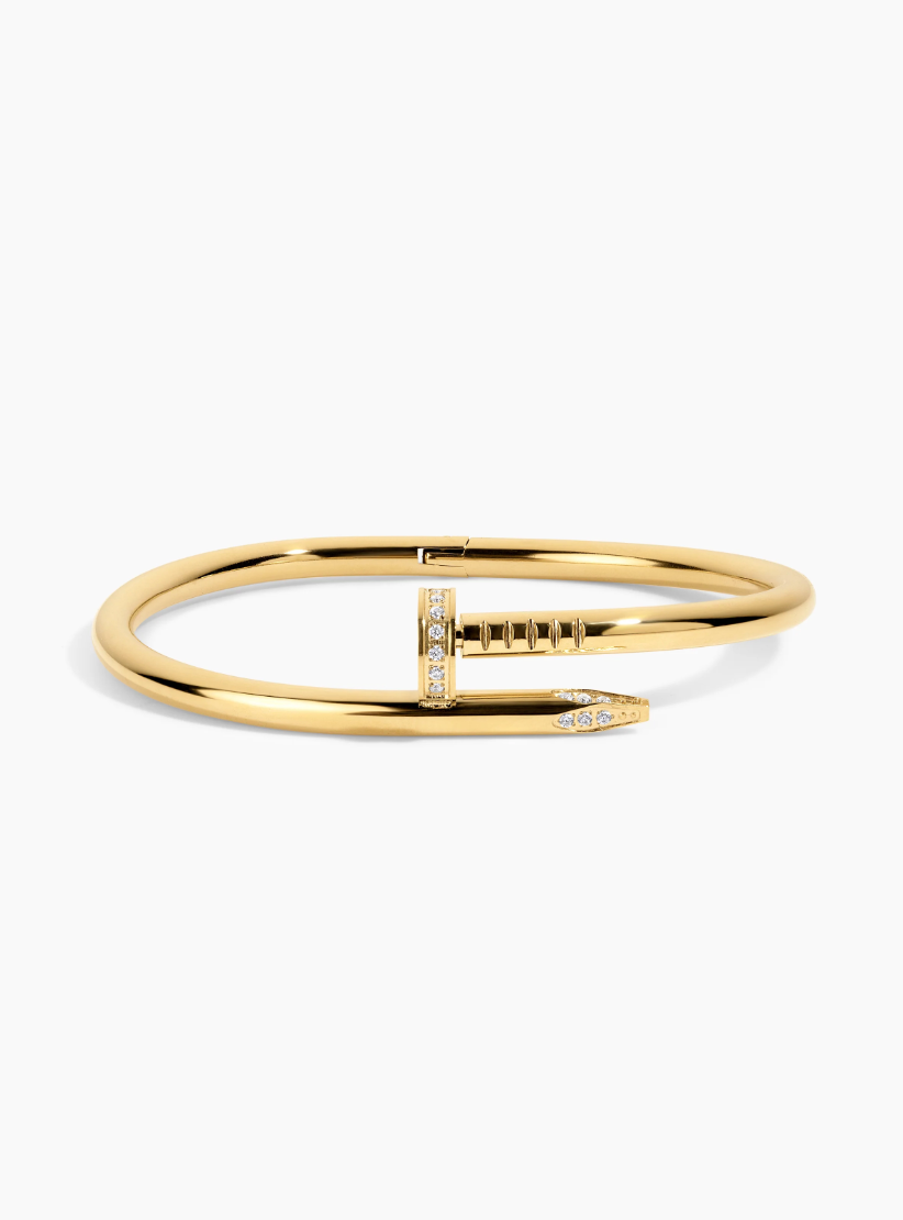Electric Picks: Nailed It Bracelet in Gold