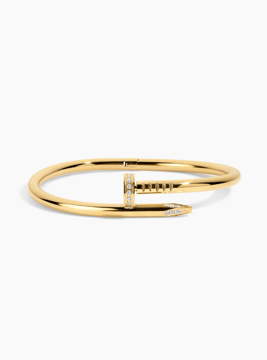 Electric Picks: Nailed It Bracelet in Gold