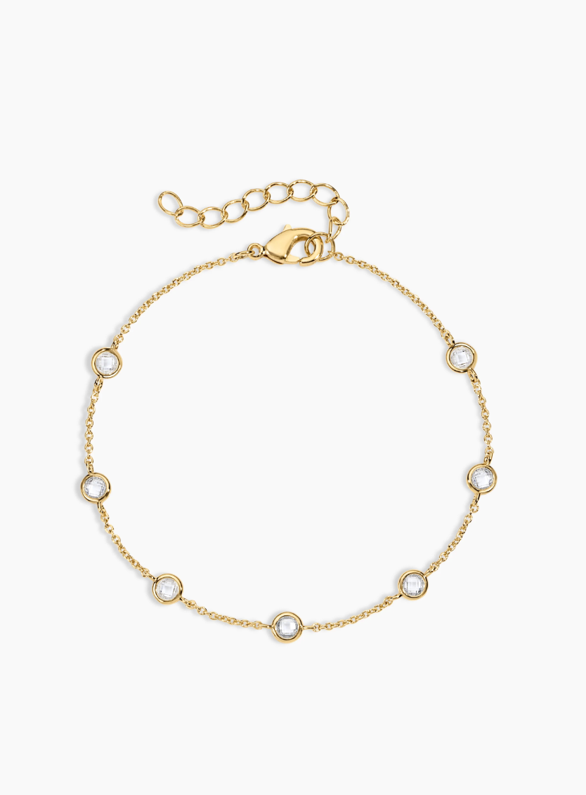 Electric Picks: Strand Bracelet in Gold
