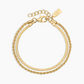 Electric Picks: Twice as Nice Bracelet in Gold