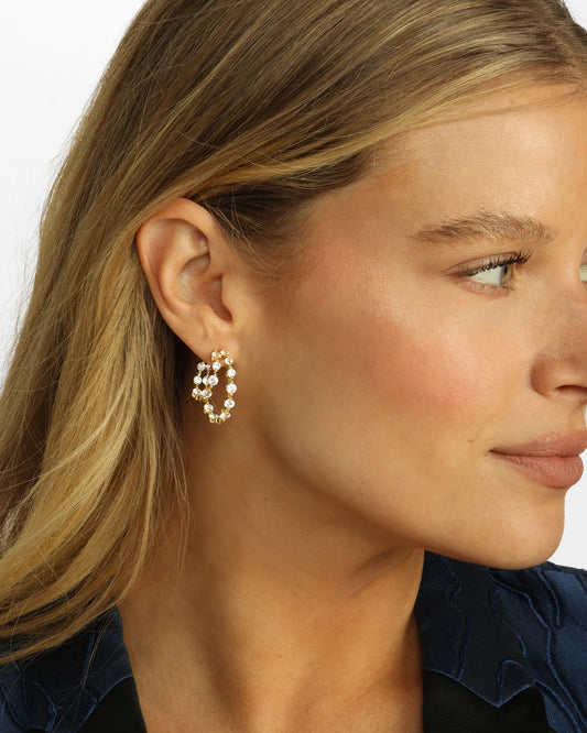 Melinda Maria: She's An Icon Double Hoop