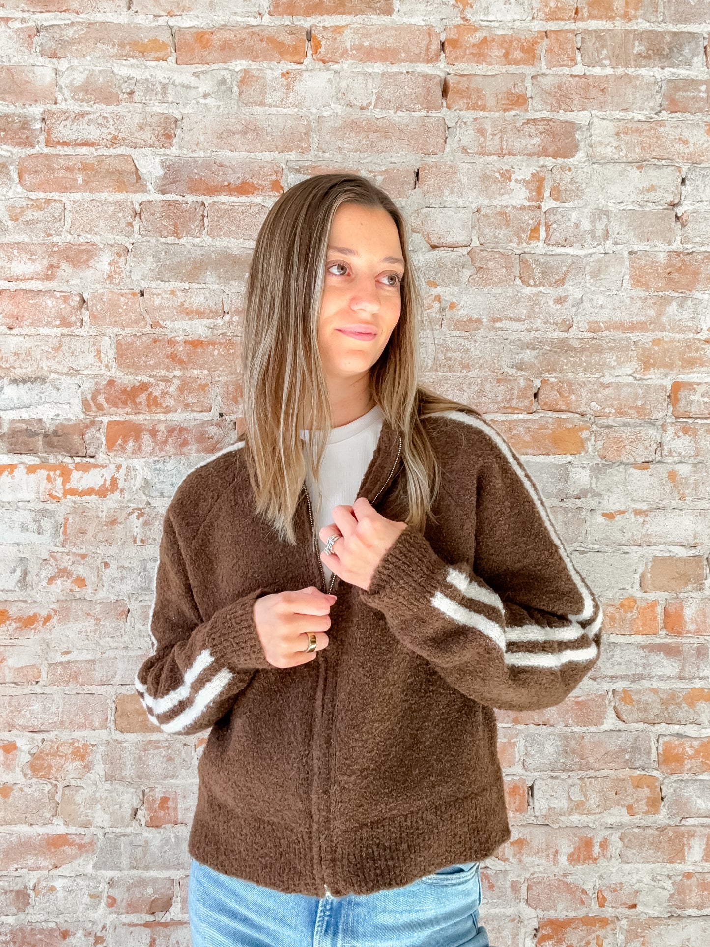 Reba Zip Sweater