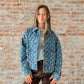 Polka Dot Denim Jacket
