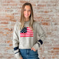 knit american flag sweater
