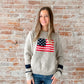 knit american flag sweater