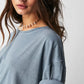 Free People : Nina Tee in Blue Mirage