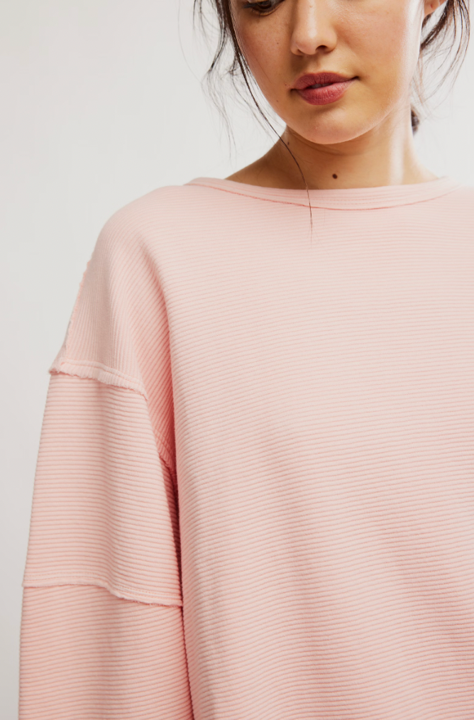 Free People: Total Eclipse Tee in Blossom