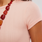 eyelet crop tee