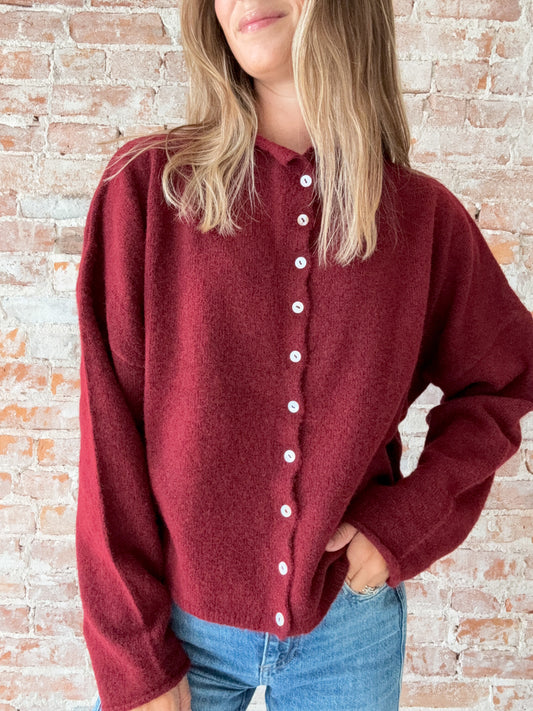 Piper Cardigan : Wine