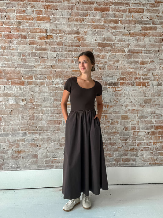 Lynnette Dress : Brown