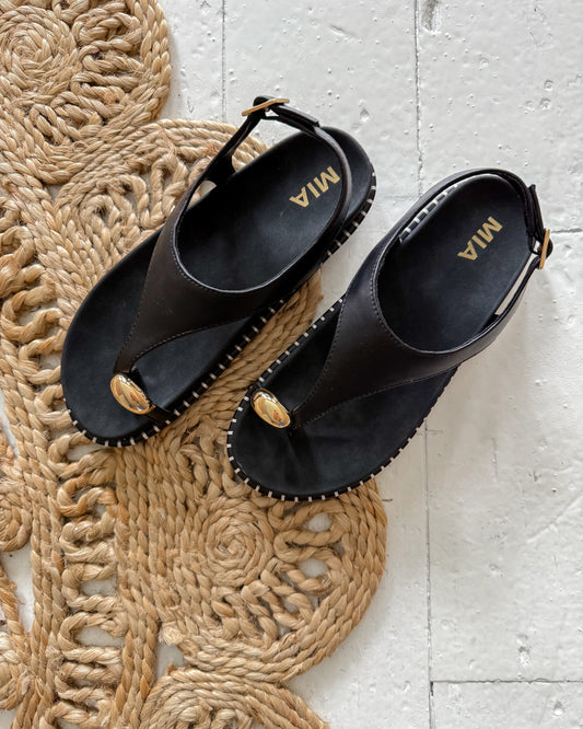 MIA: Leilah Sandal in Black