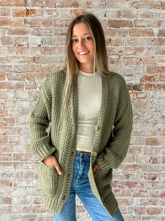 Eleanor Cardigan : Matcha