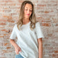 Anita Top in Heather Grey
