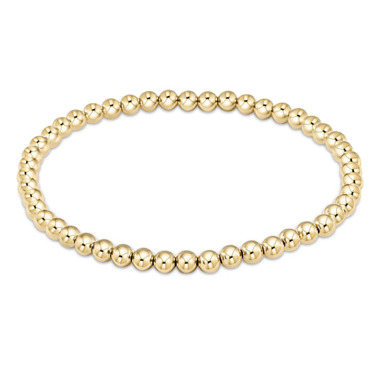 E Newton: Classic Gold 4mm Bracelet
