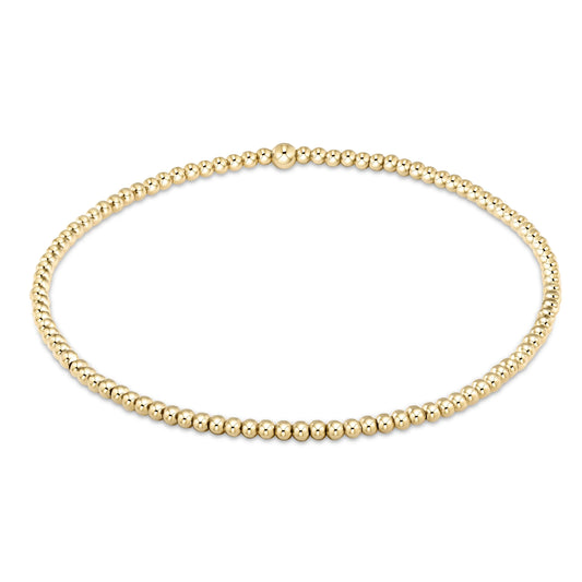 E Newton: Classic Gold 2mm Bracelet