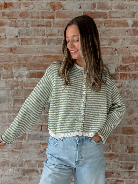 Endless Summer Cardigan : Matcha