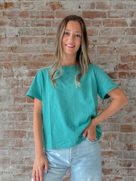 Kit Tee in Emerald