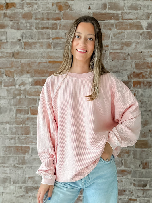 The Original Corded Crew : Pink