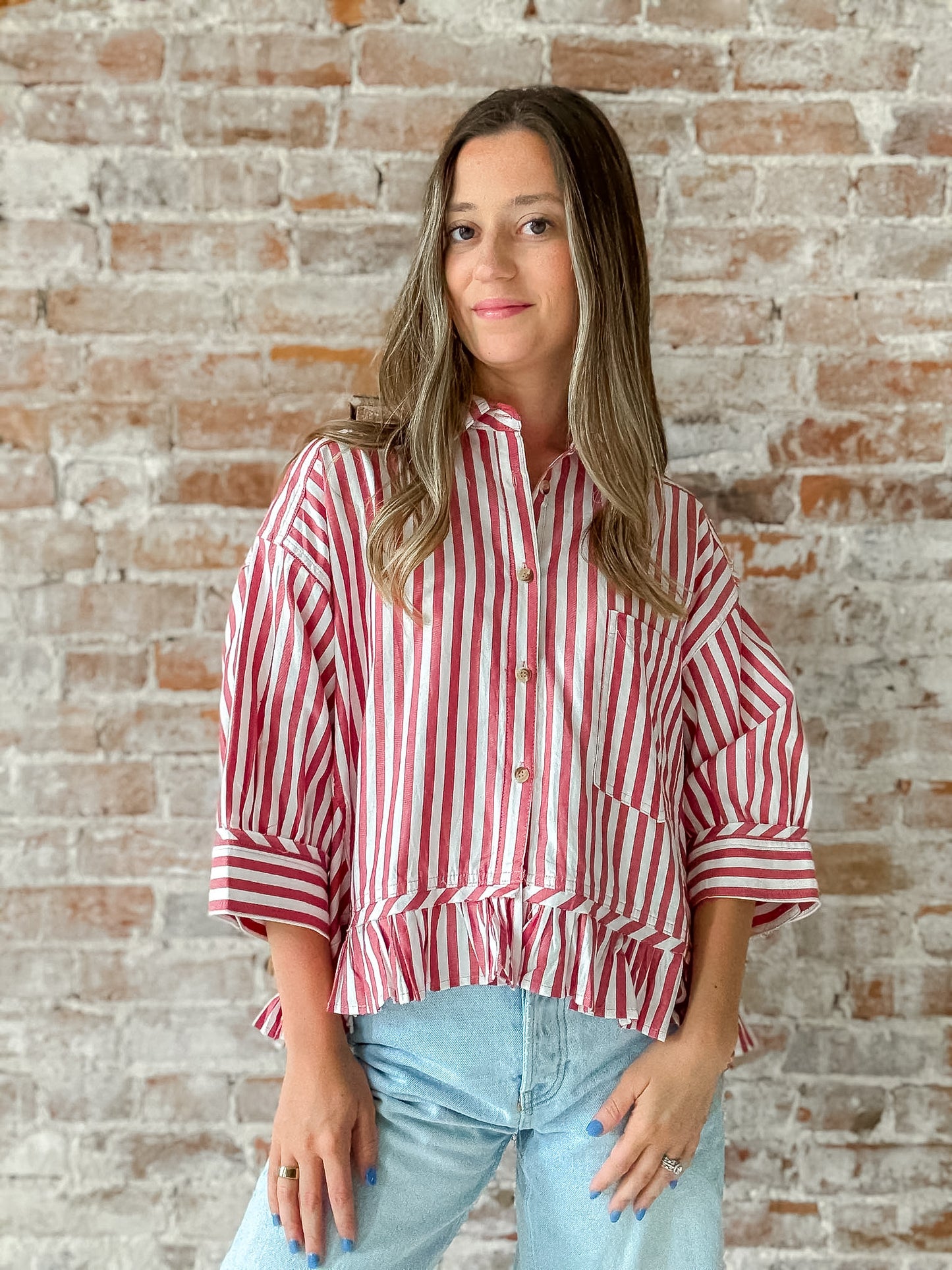 Rachel Top in Red