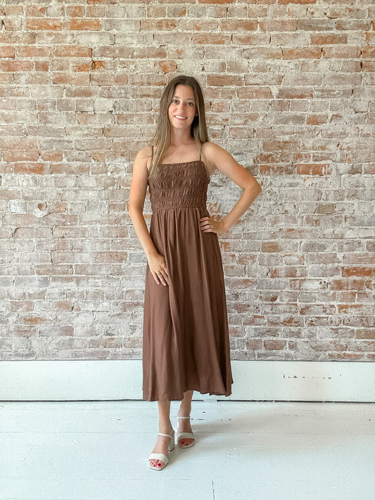 Canyon Dress : Brown