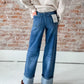 Logan Jean : Dark Washed Cuffed