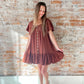 Moasic Dress : Brown