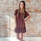 Moasic Dress : Brown