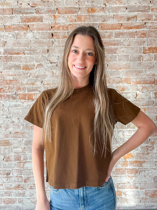 Lanie Tee : Brown