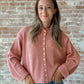 Seaside Cardigan in Toasted Rose