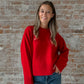 Asher Sweater in Red