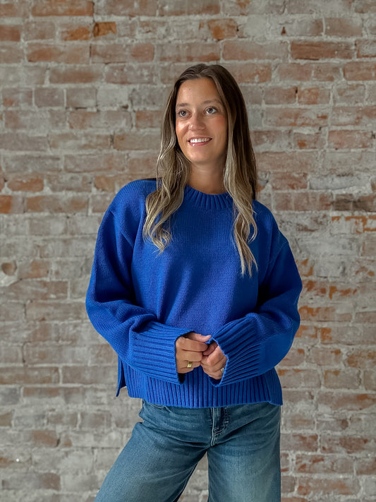 Asher Sweater in Blue