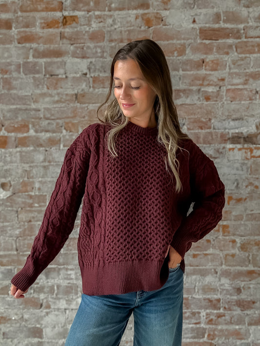 Cable Sweater