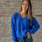 August Sweater in Blue