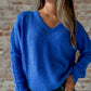 August Sweater in Blue