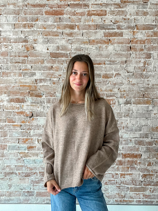 Paige Sweater : Mocha