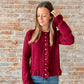 Jade Cardigan in Burgundy
